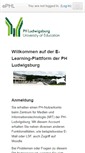 Mobile Screenshot of moodle.ph-ludwigsburg.de